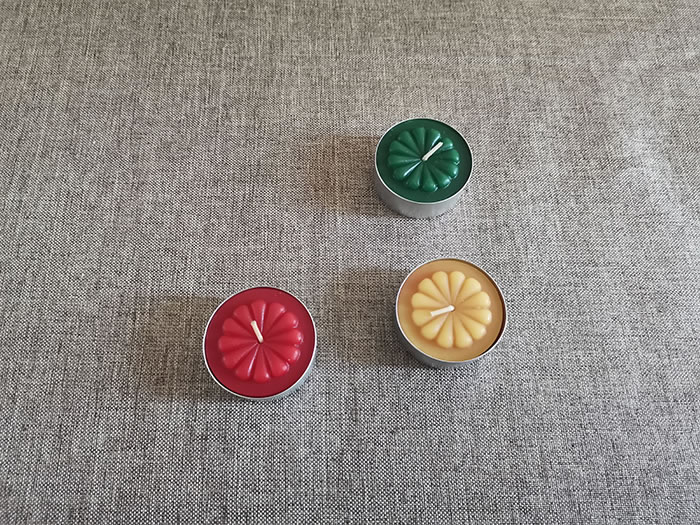 wholesale paraffin wax flower tealight candles AlliteRadiance Candle