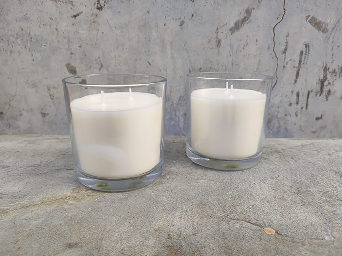 Two wicks extra glass jar candles factory AlliteRadiance Candle