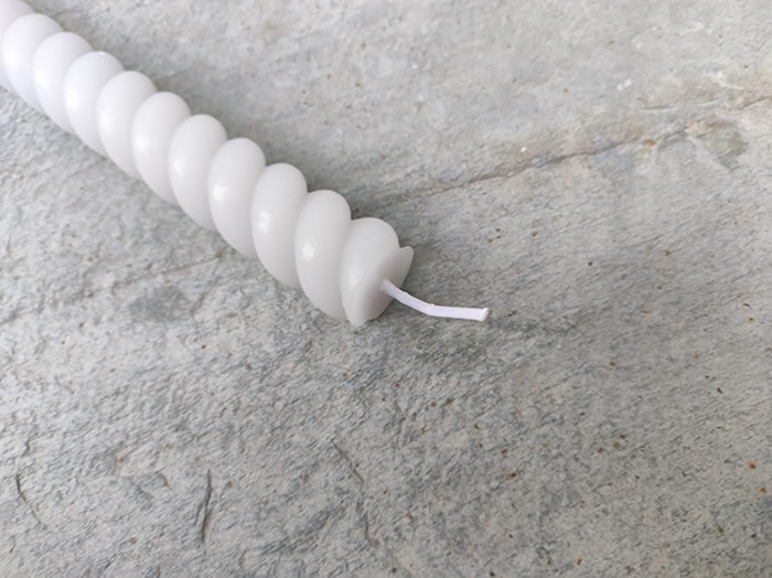 Custom paraffin wax twisted stick dinner candles wholesale Allite